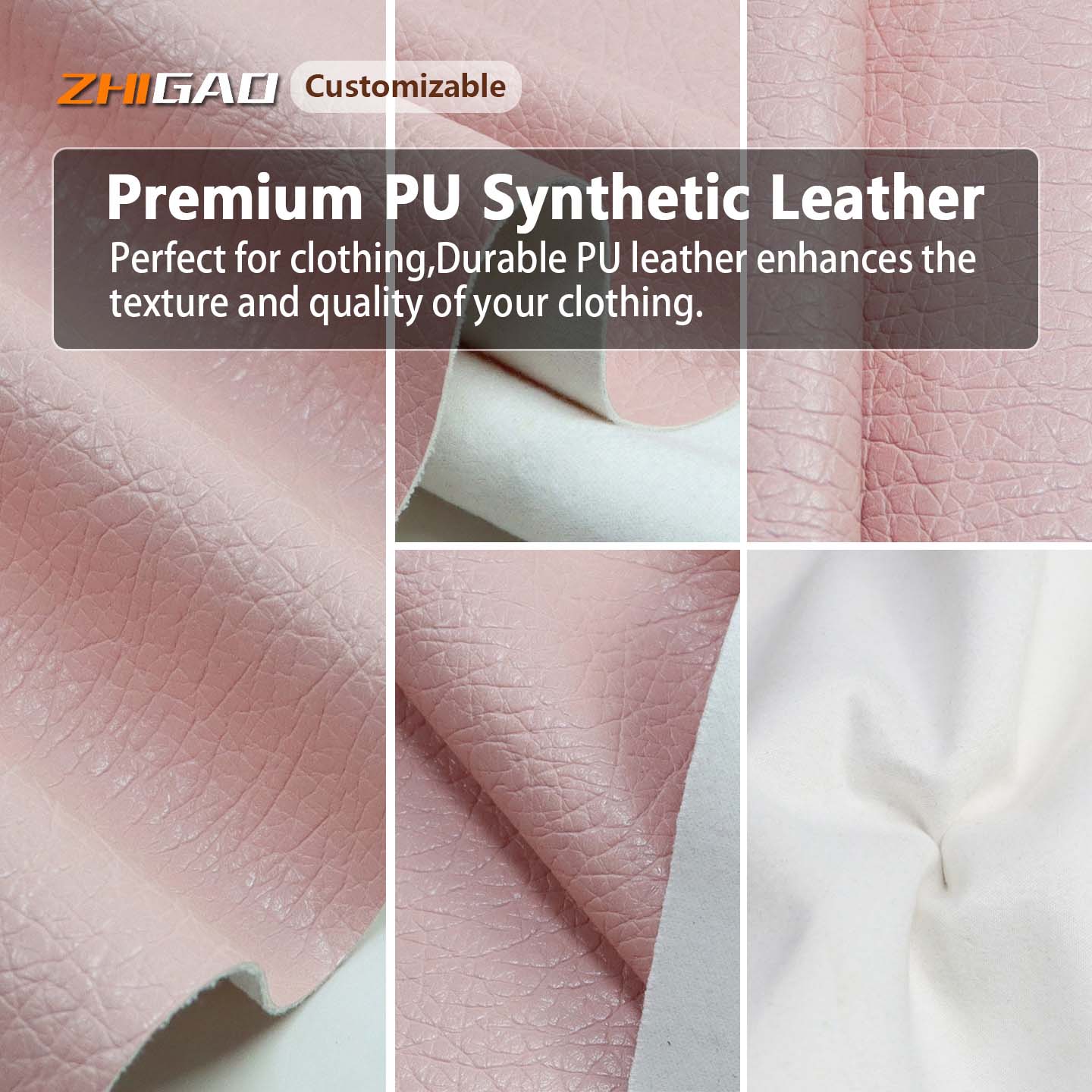 Synthetisches PU-Leder für Kleidung Synthetisches PU-Leder für Kleidung