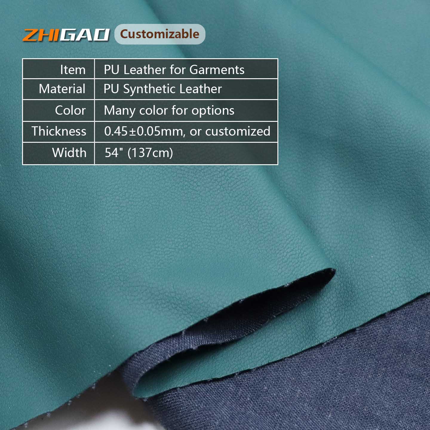 PU-Lederstoff für Bekleidung