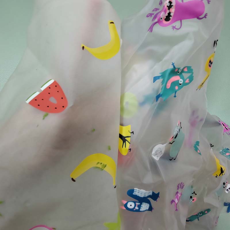 Transparente TPU-Regenmäntel aus Leder