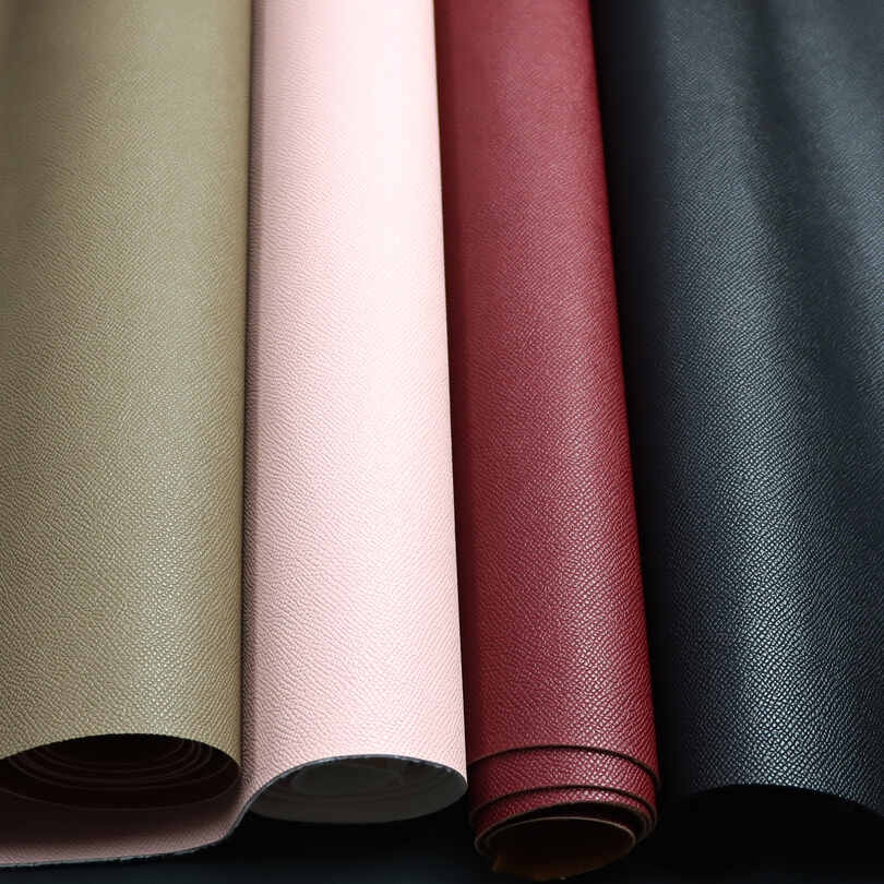 Stoff mit Kreuzmuster aus PU-Kunstleder für Schuhe und Taschen