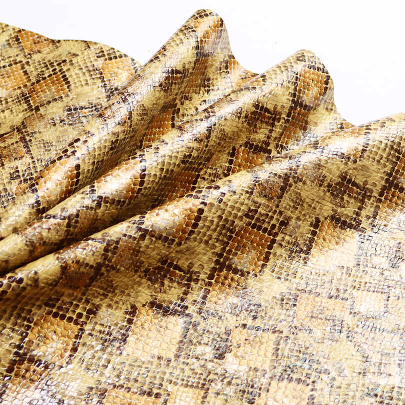 Crystal Snake Skin Schuhe Taschen PU-Kunstleder