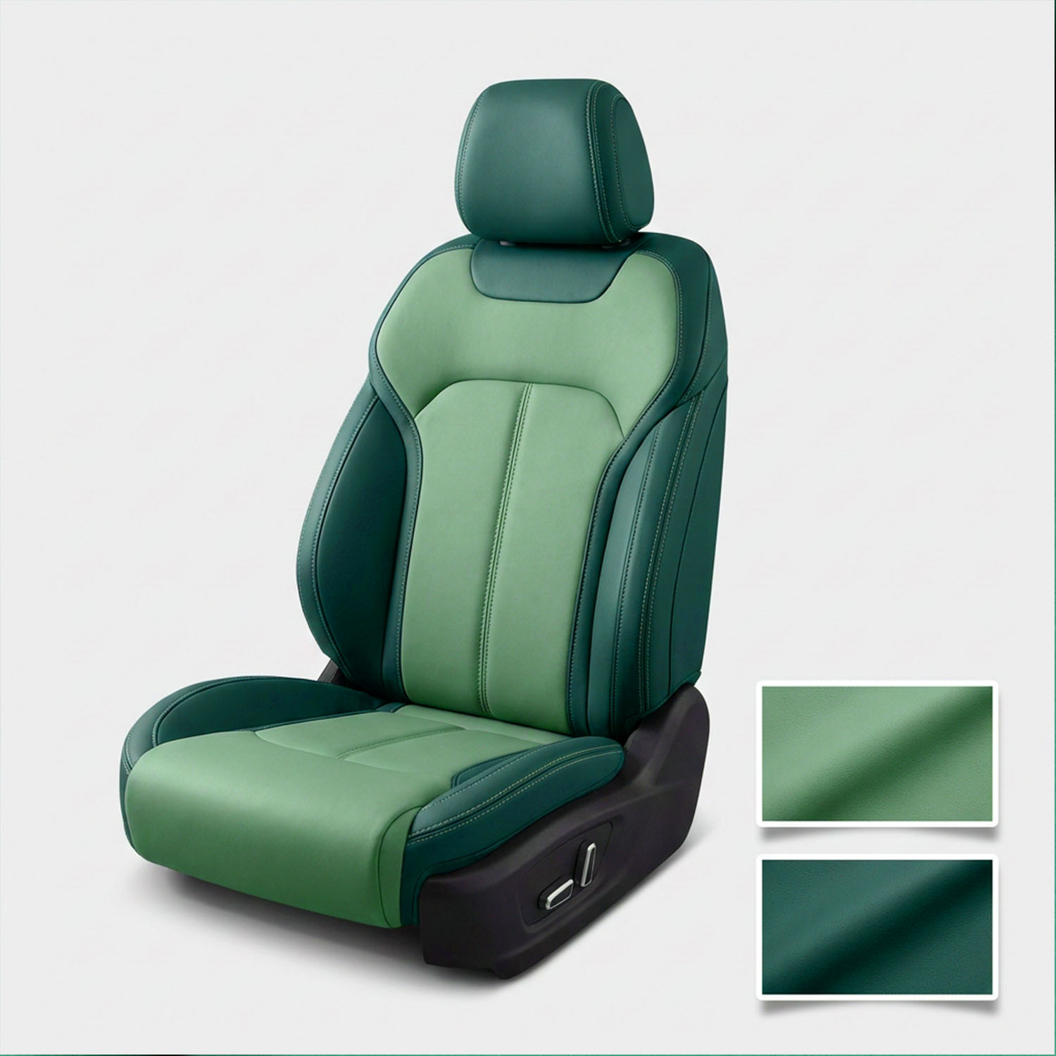 Automobil-Mikrofaserleder mit Nappanarbung für das Lenkrad
