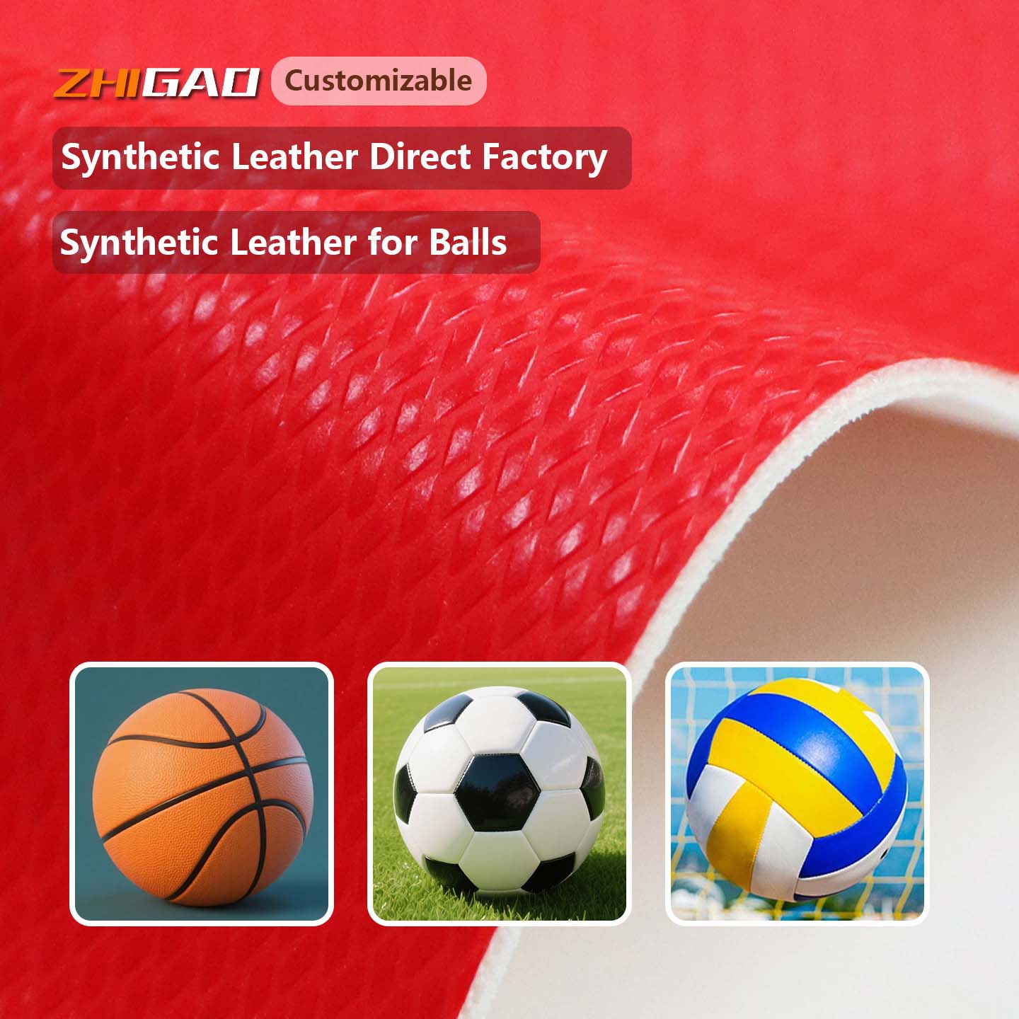 PU-Ballleder, Basketball- und Fußball-Sportleder PU-Ballleder, Basketball- und Fußball-Sportleder